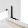 White Wood Queen Murphy Bed