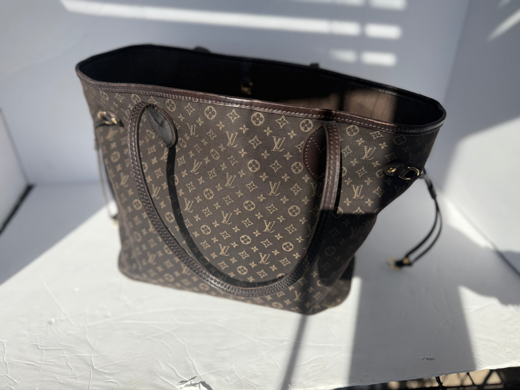 Louis Vuitton Monogram Idylle Neverfull MM Fusain