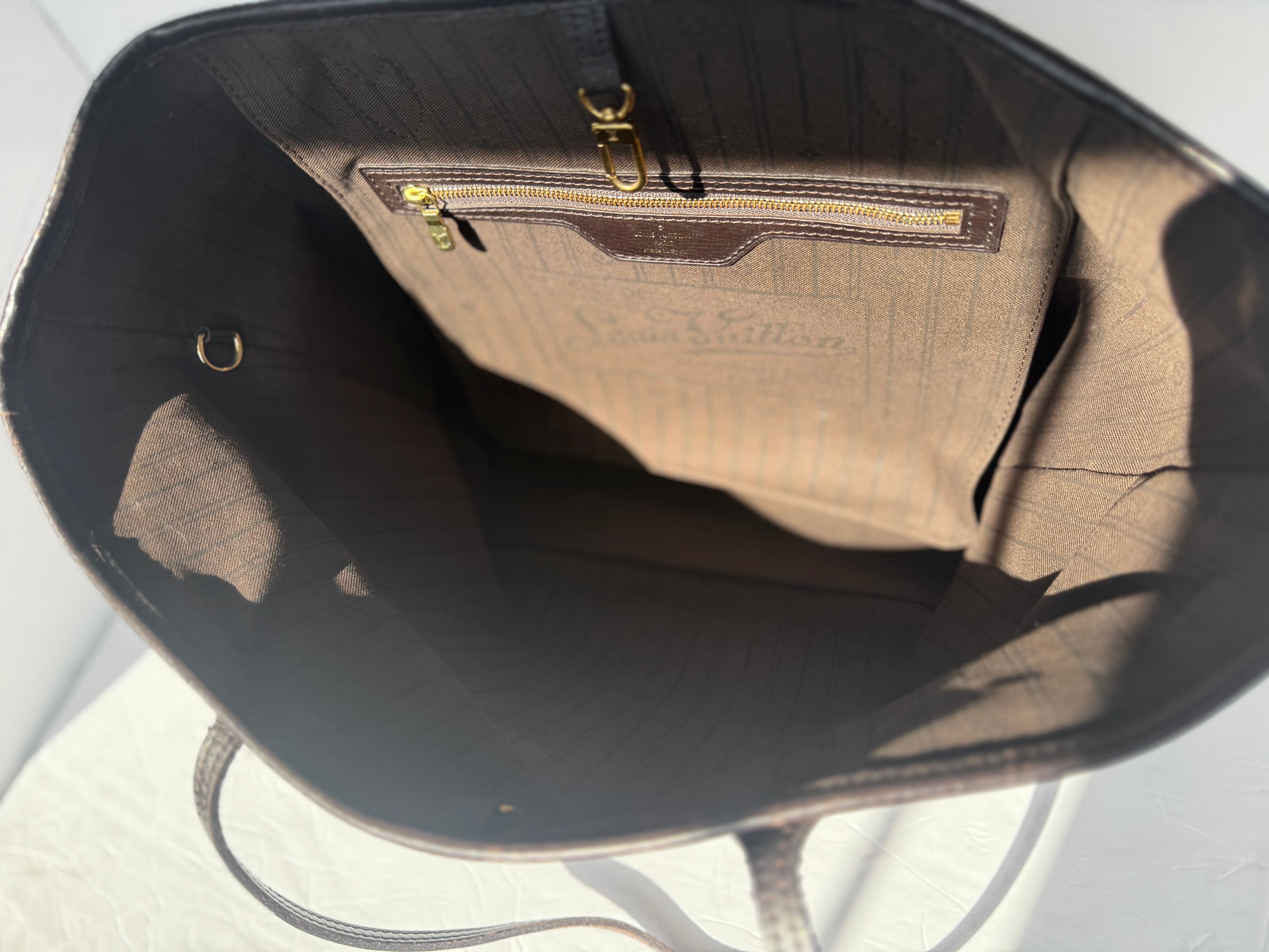 Louis Vuitton Monogram Idylle Neverfull MM Fusain