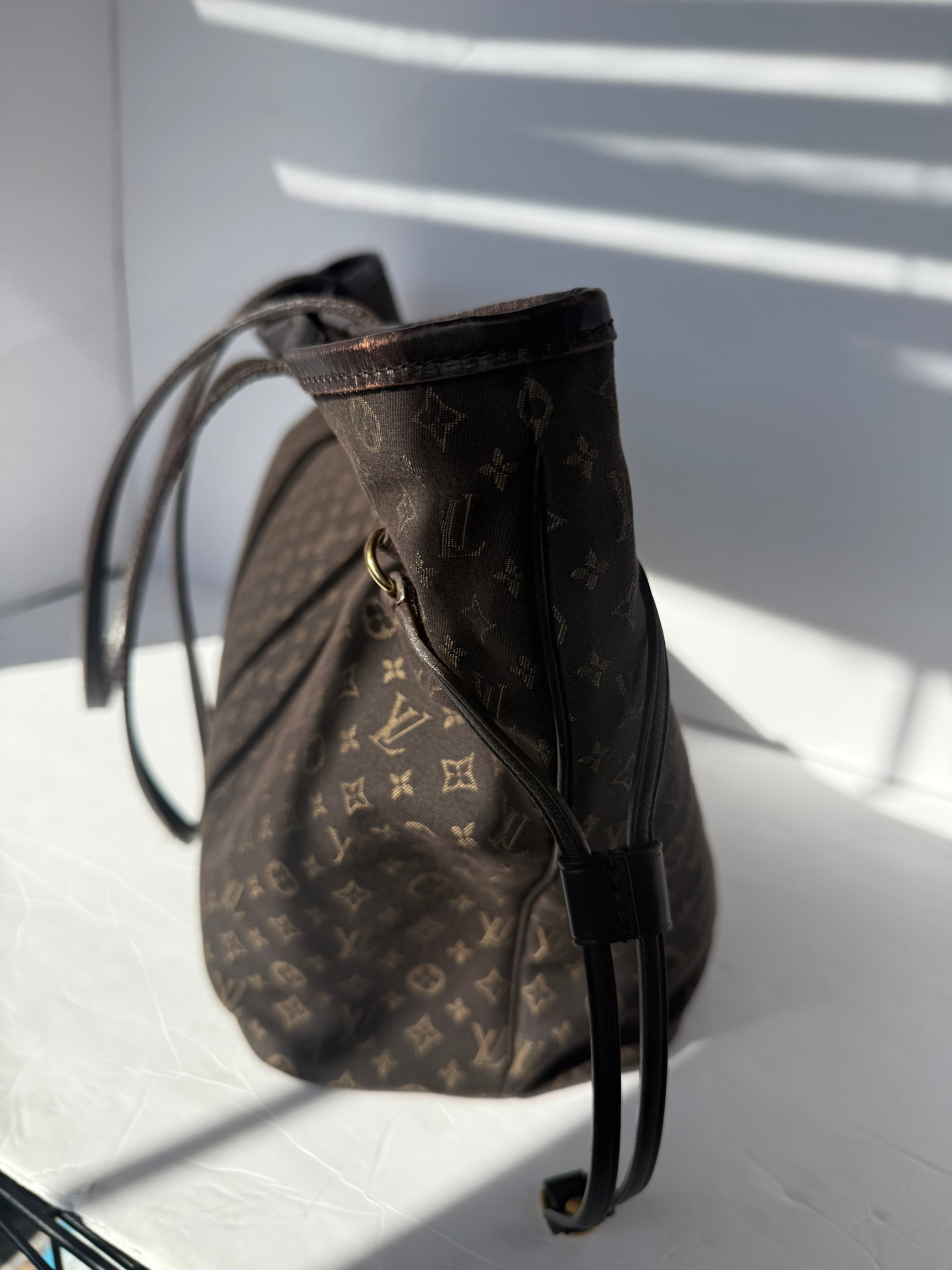 Louis Vuitton Monogram Idylle Neverfull MM Fusain