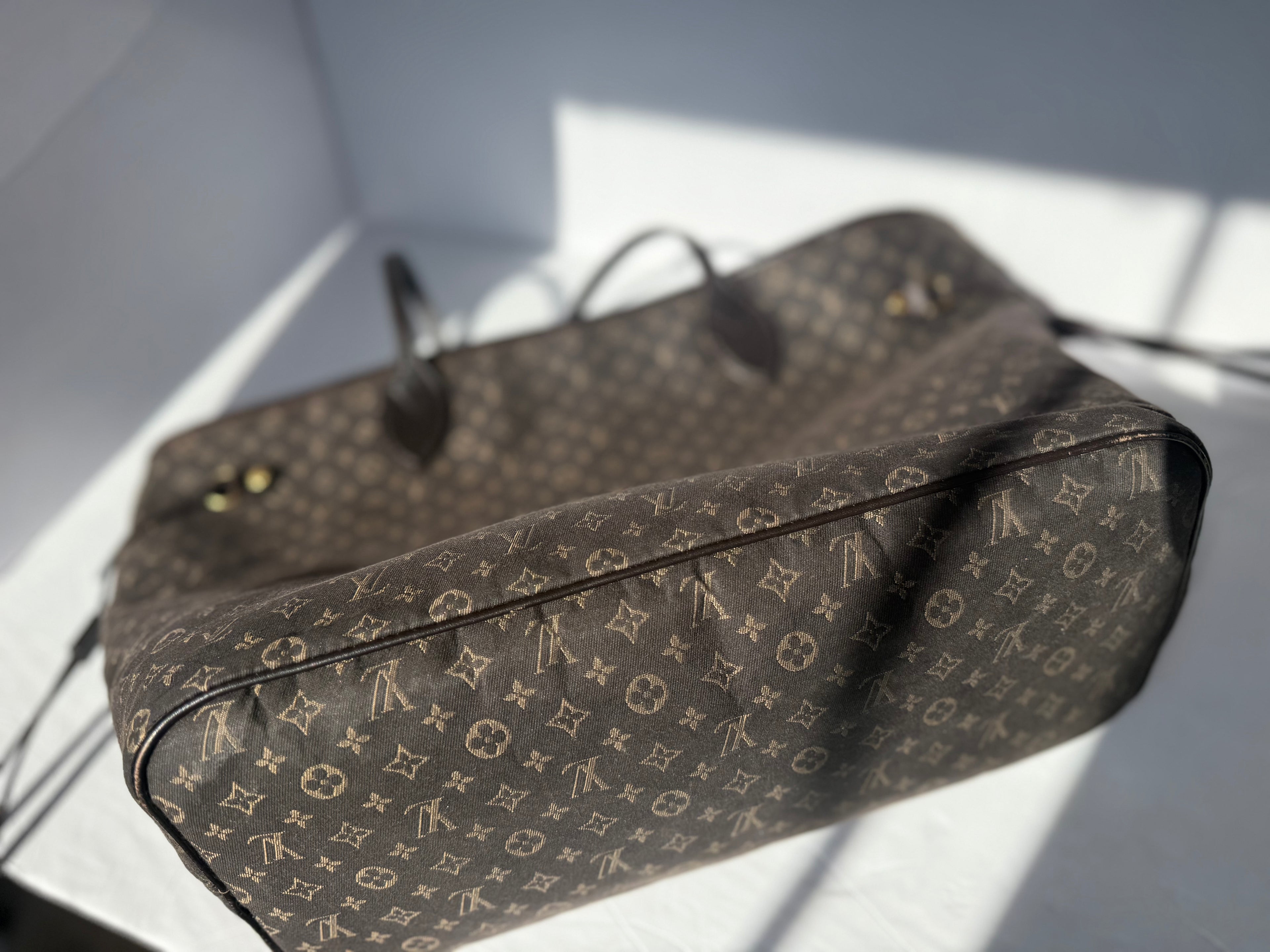 Louis Vuitton Monogram Idylle Neverfull MM Fusain